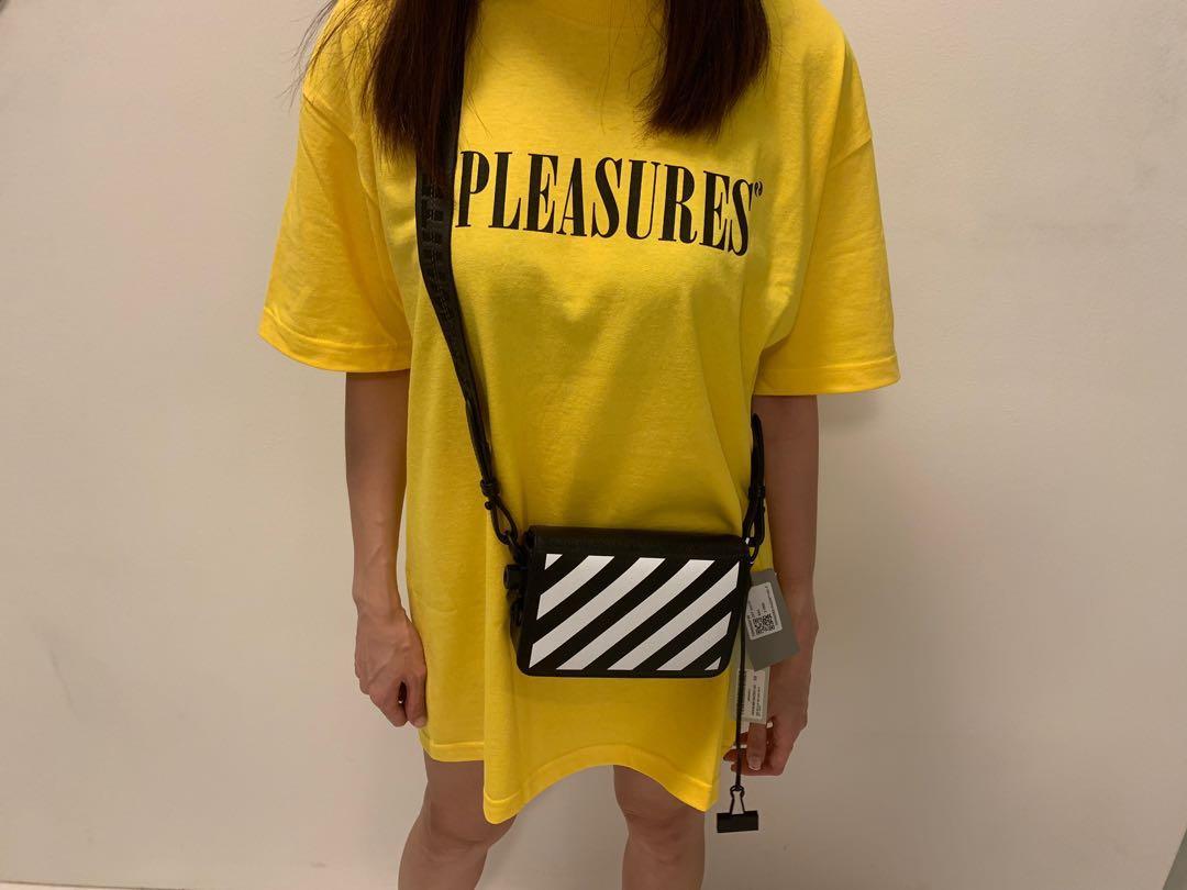 off white binder clip bag sale