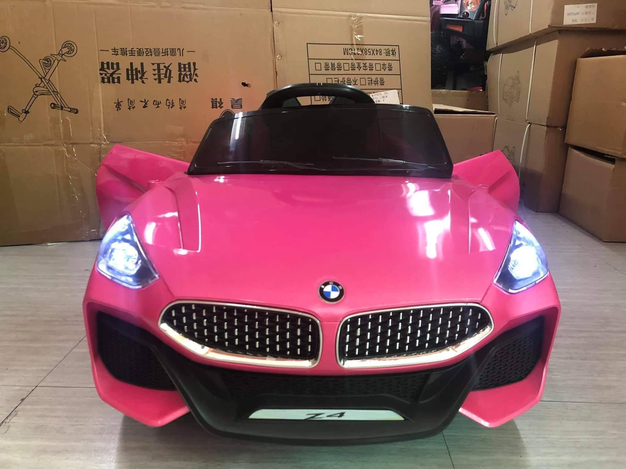 pink bmw ride on car