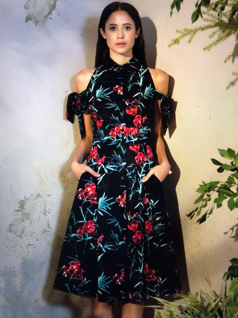 plains and prints floral dress