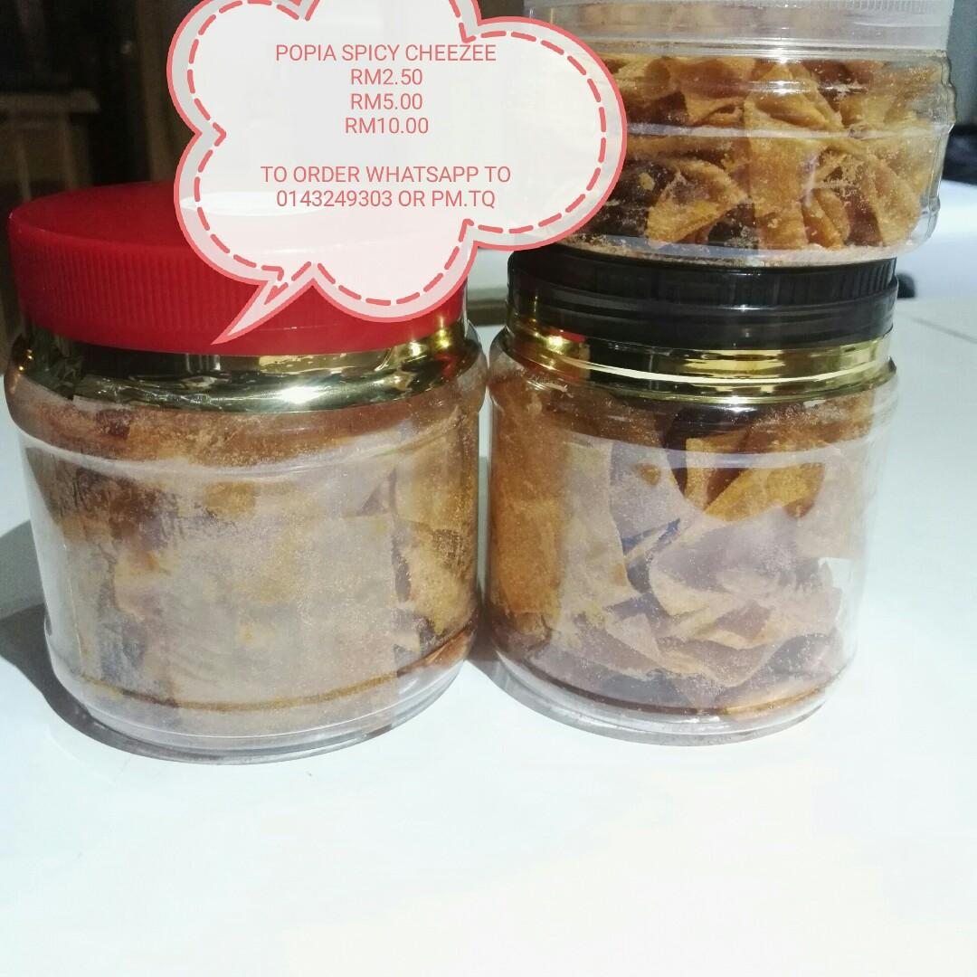 Popia Spicy Cheese Delicious Food Drinks Packaged Snacks On Carousell