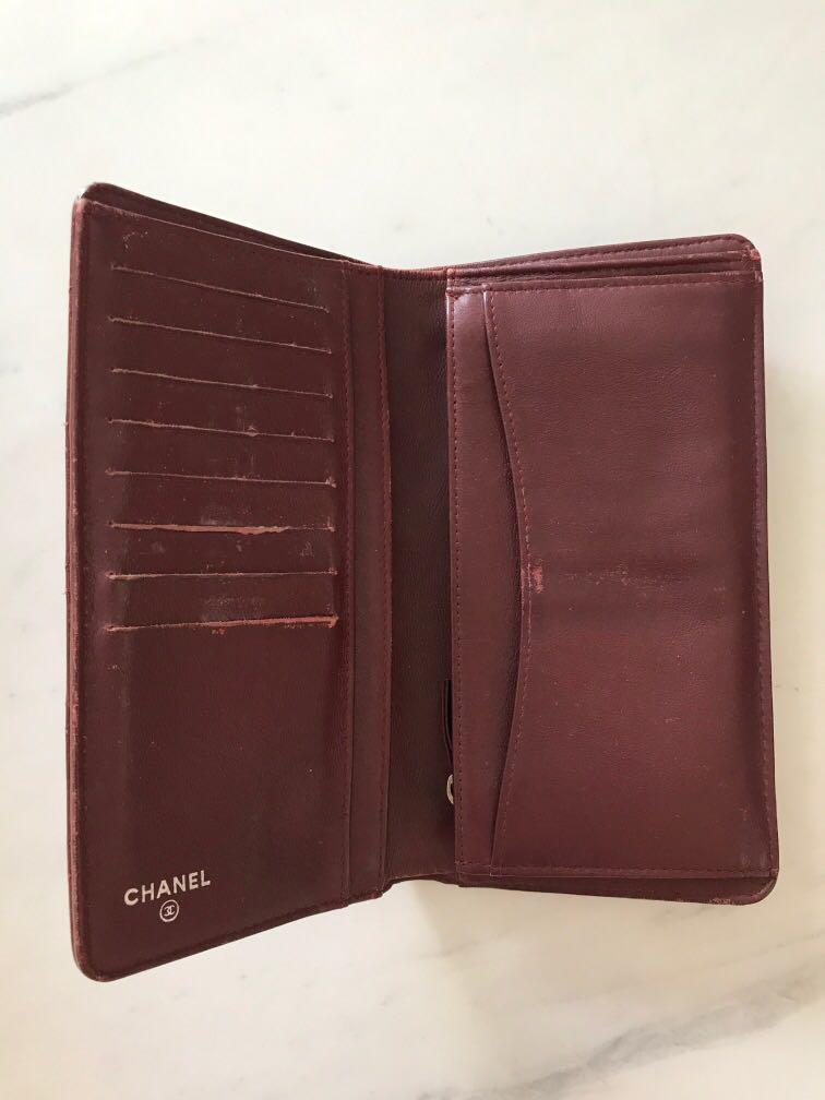 Like new Authentic Chanel Wallet On Chain Caviar Red, Luxury, Bags & Wallets  on Carousell