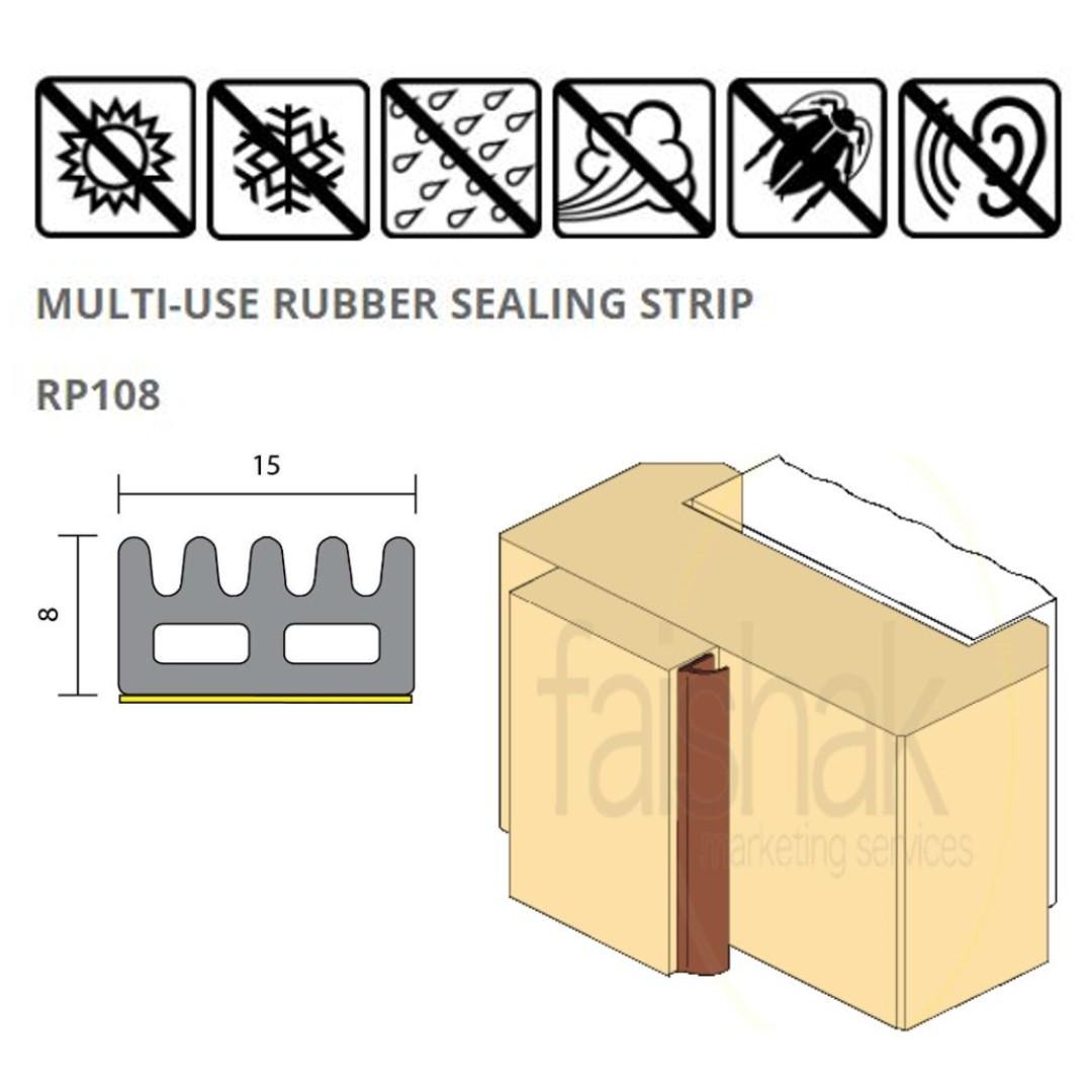[preorder] Raven, Multi-Use Rubber Sealing Strip, RP108, Furniture ...