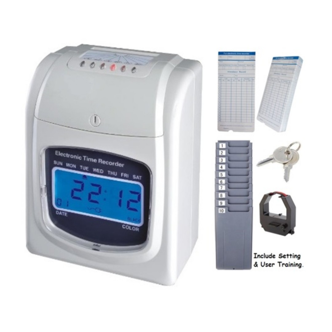 Punch Card Machine Geomaster Biosystem Ronald Jack Amano Time Recorder Books Stationery Stationery On Carousell