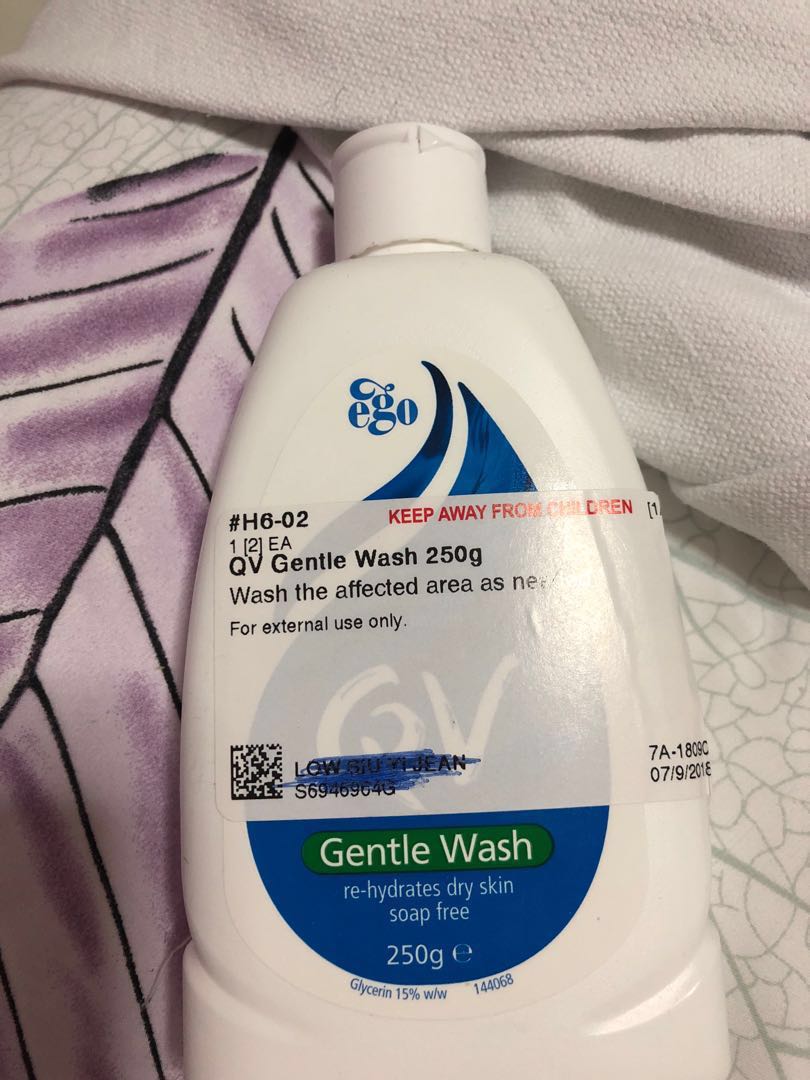 qv gentle wash ph level