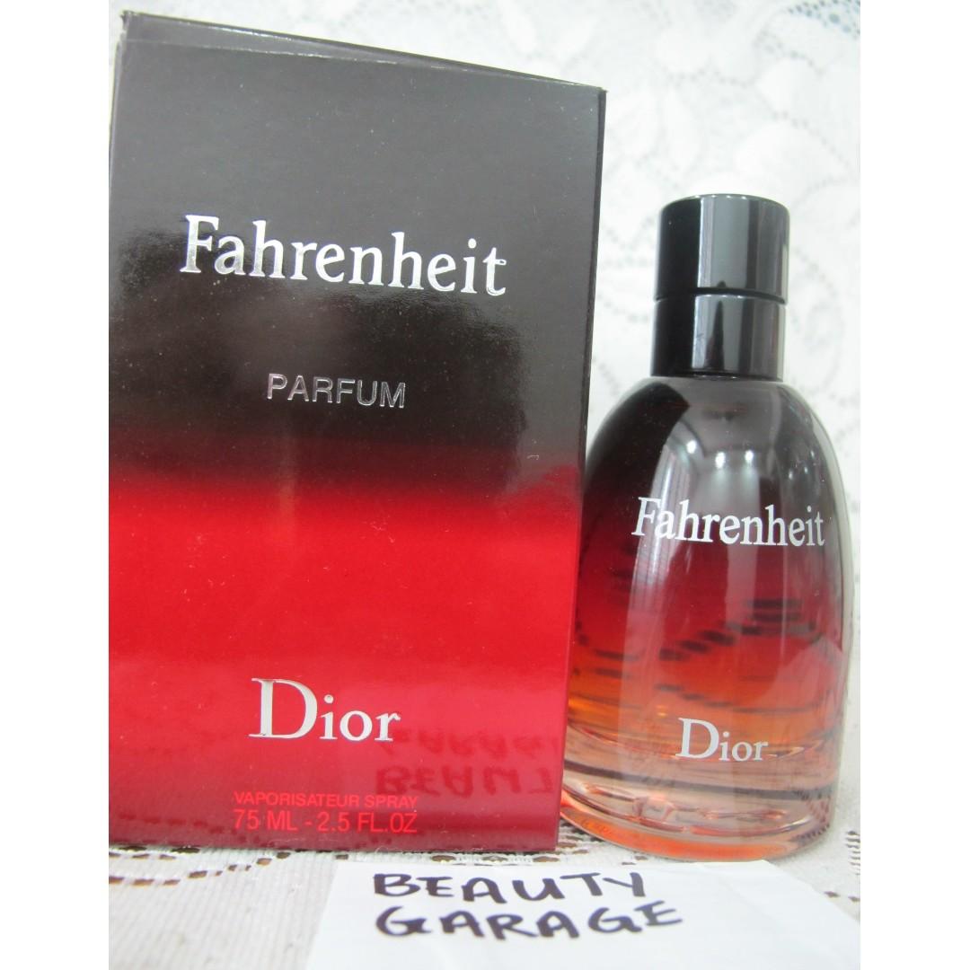 fahrenheit parfum discontinued