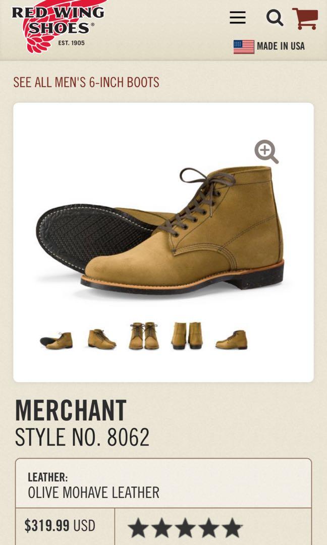 Red Wing Merchant 8062