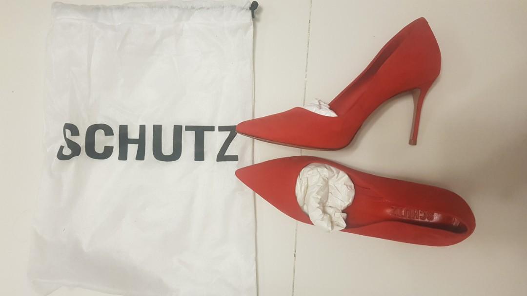 schutz red heels