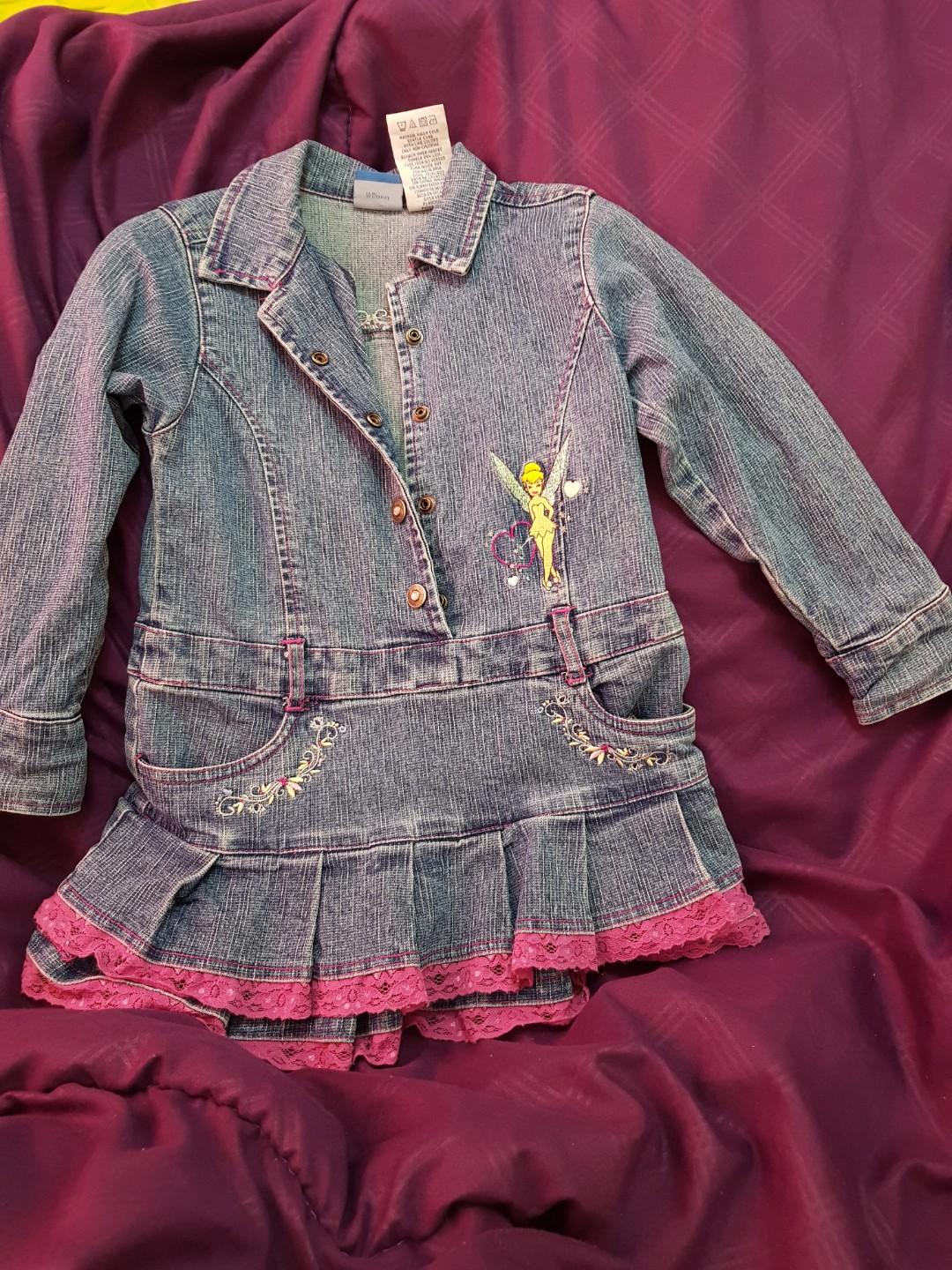 tinkerbell denim jacket