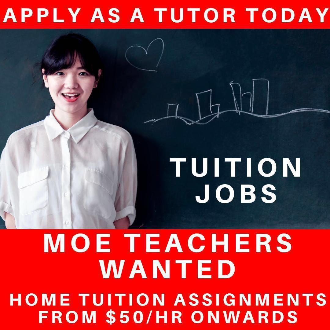 Tuition Jobs Part Full Time Tutor Tutoring Job Vacancy Jobs Education Training On Carousell