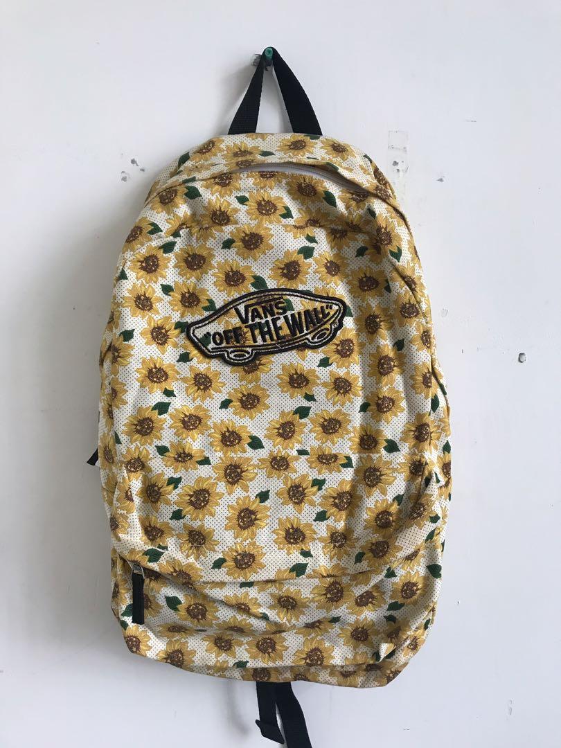 vans sunflower bag