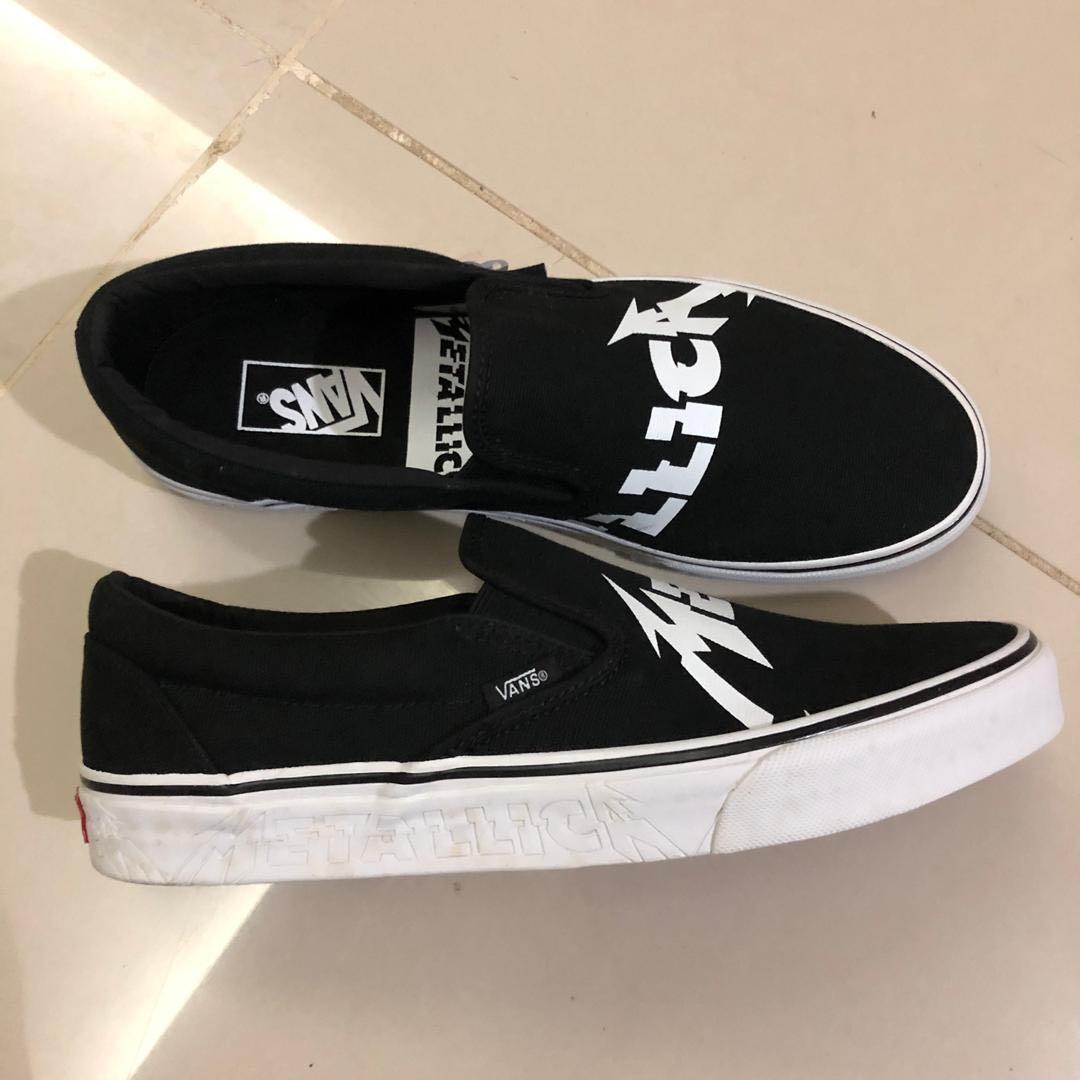 vans x metallica slip on