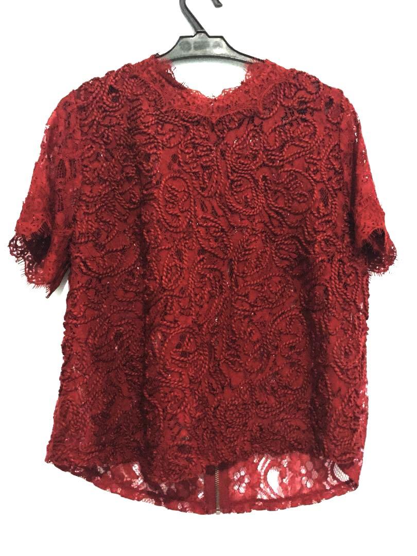 Zara lace top (Category: Sleeveless) located in Manila. Submitted by reeseaddict (Listing ID 235050716, Image 1). Description: Vguc Only used once then stored.