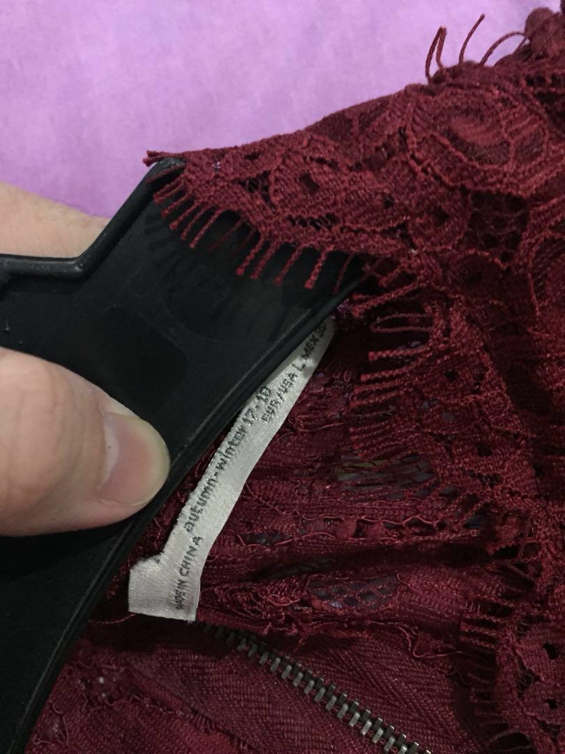 Zara lace top (Category: Sleeveless) located in Manila. Submitted by reeseaddict (Listing ID 235050716, Image 2). Description: Vguc Only used once then stored.