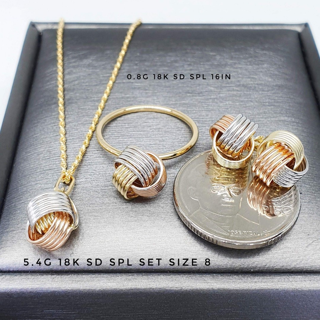 Set of on sale jewelry saudi gold