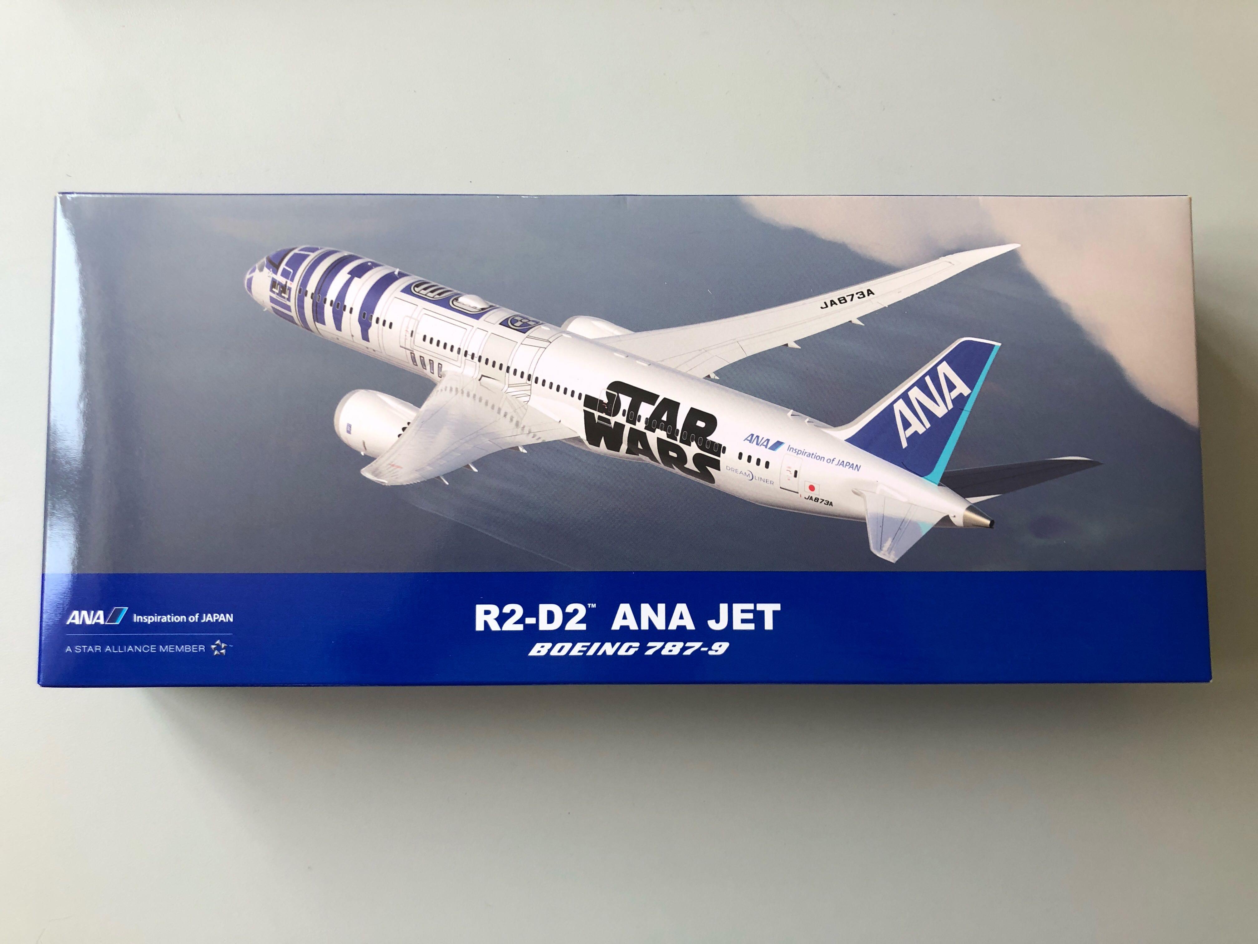 非賣品ANA StarWars R2D2 Boeing 787 1:200 全新, 興趣及遊戲, 收藏品 