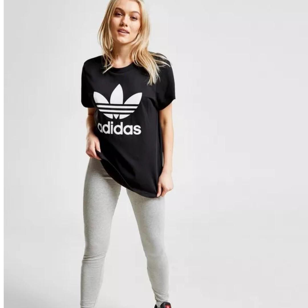 Adidas originals women's boyfriend trefoil t-shirt clearance