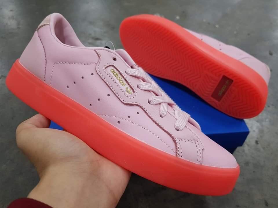 adidas sleek pink