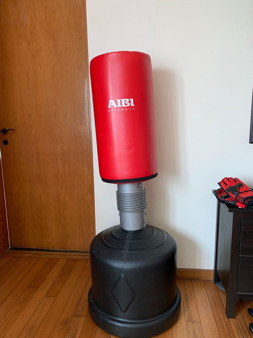 Aibi Stand Up Punching Bag Sports Weights Gym Equipment On