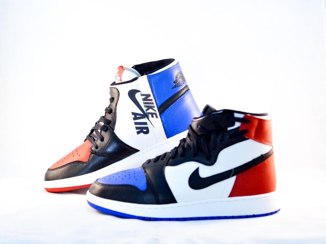 Air Jordan 1 Rebel Top 3, Fesyen Pria, Sepatu , Sneakers di Carousell