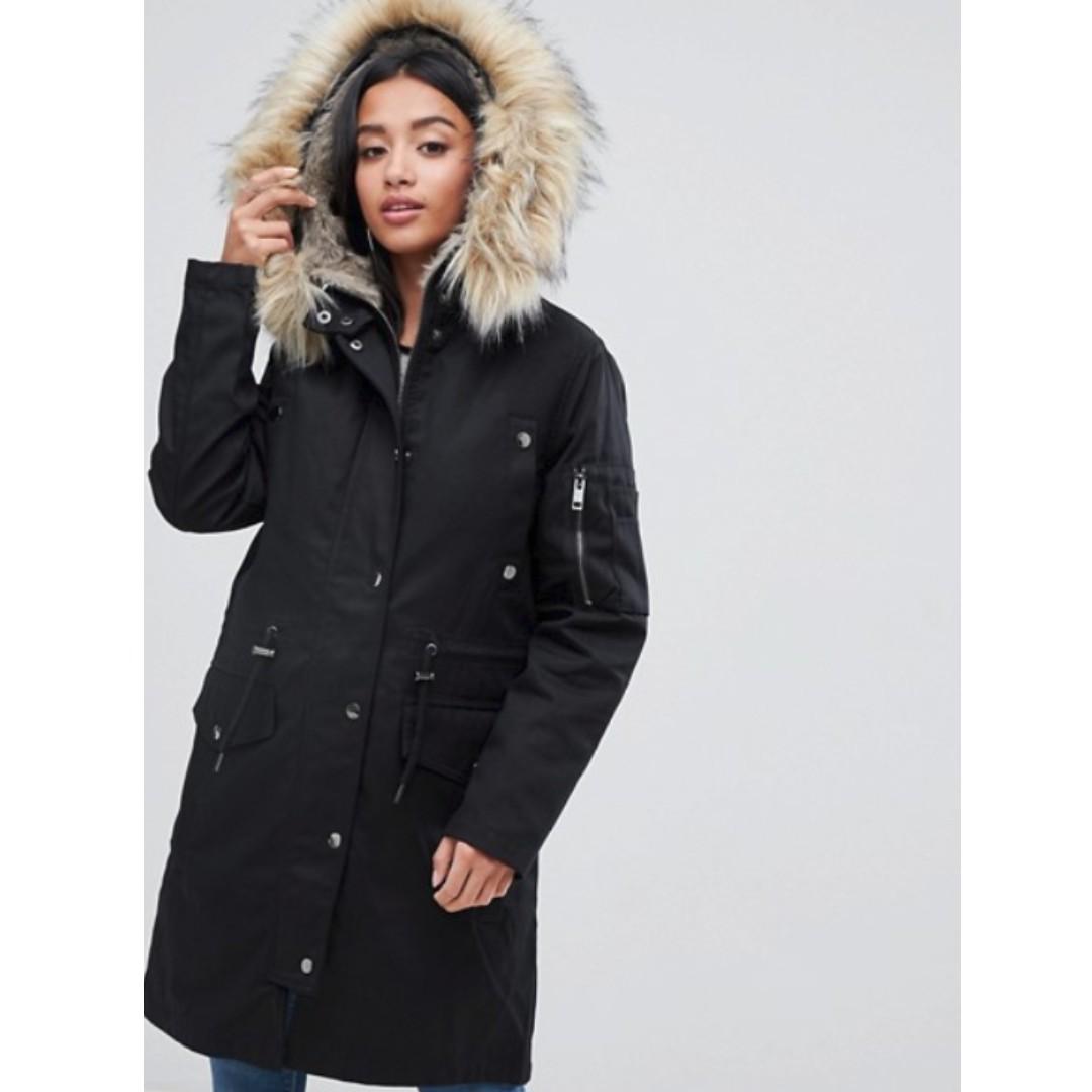 Petite parka jackets deals