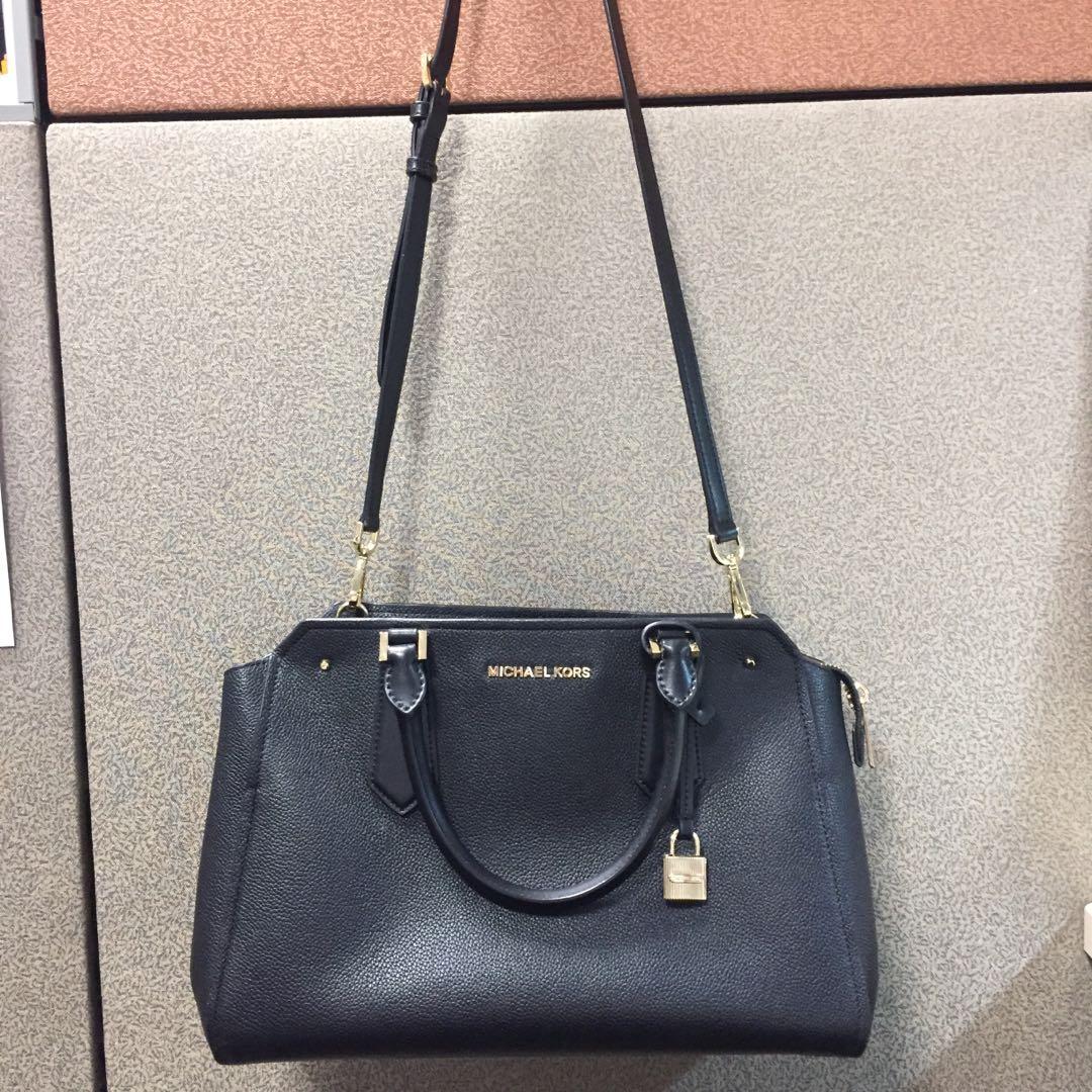 michael kors hayes lg satchel
