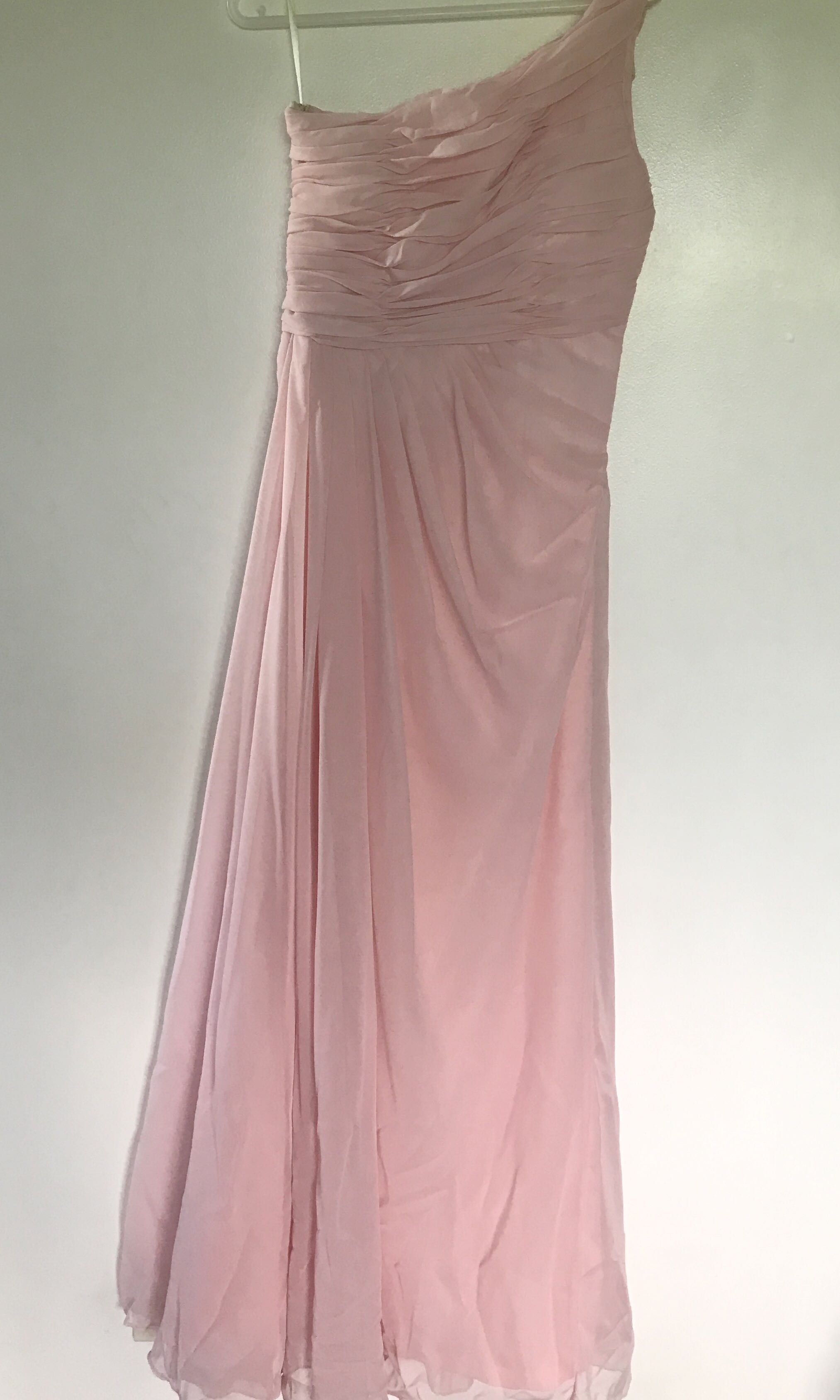 baby pink long gown