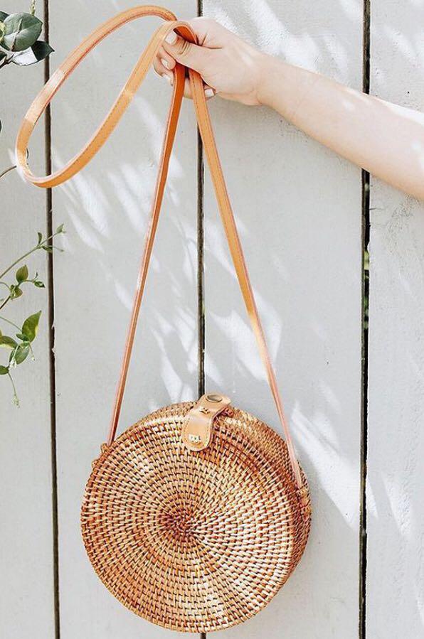 Bamboo sling bag clearance