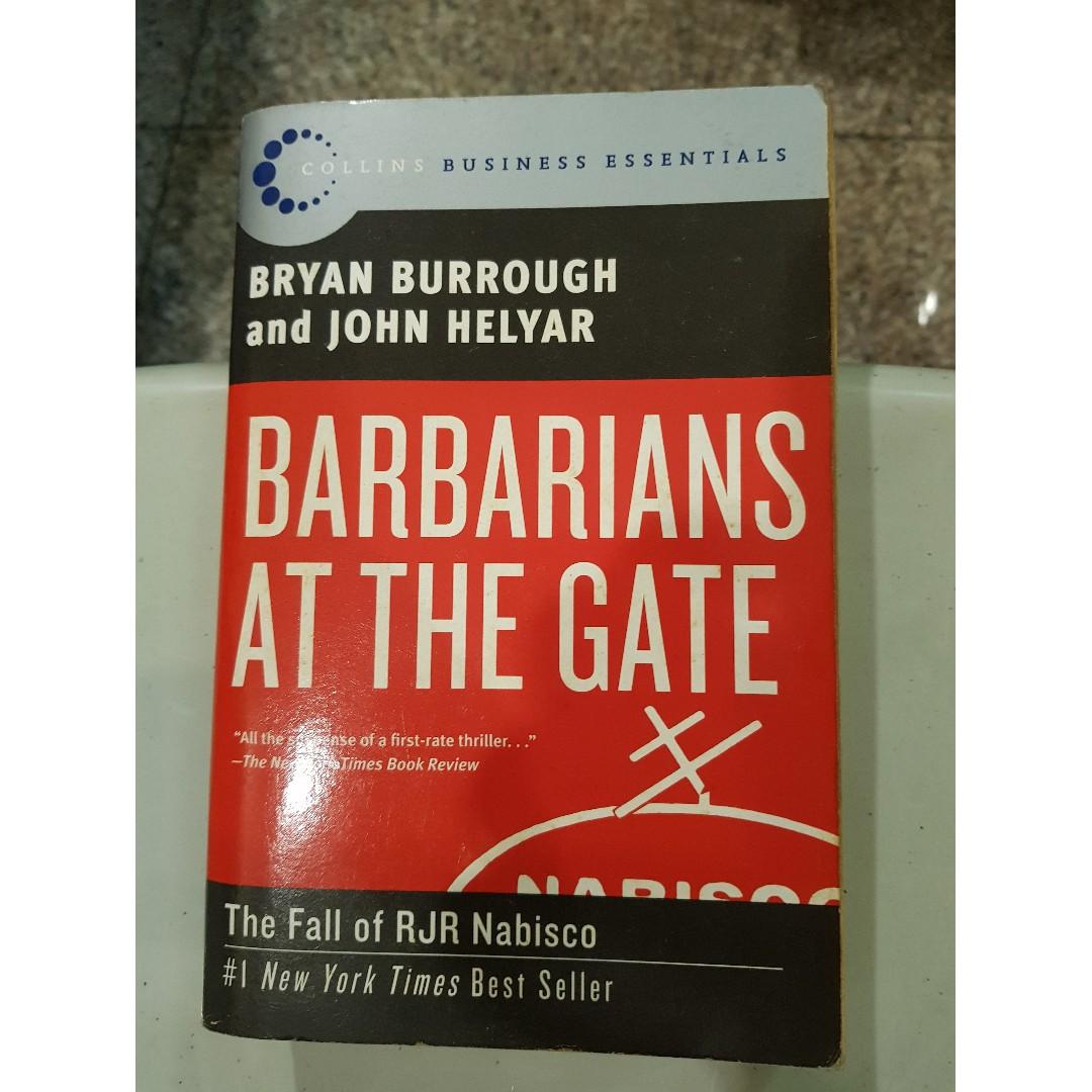 Barbarians At The Gate The Fall Of Rjr Nabisco Books Books On