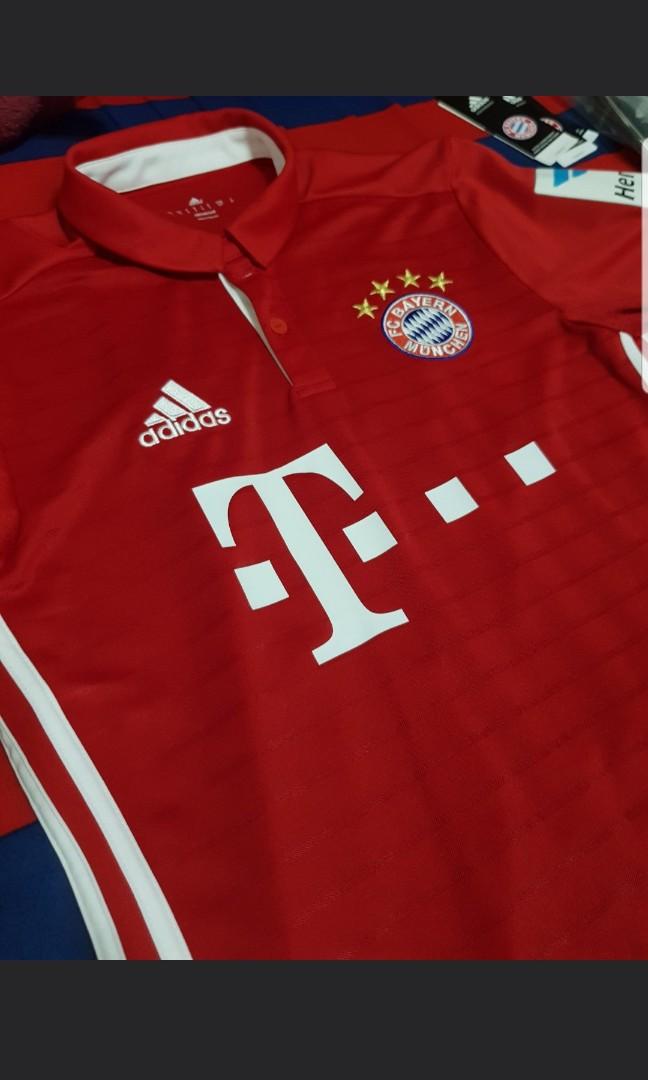 Bayern Munich 16 17 Home Kit With Lewandowski Printing Bundesliga And Hermes Patch Size S Sports Sports Apparel On Carousell
