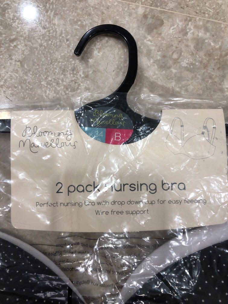 New! Mothercare Nursing Bras (2pc) - 36C (Eur 80C), Babies & Kids, Nursing  & Feeding, Breastfeeding & Bottle Feeding on Carousell