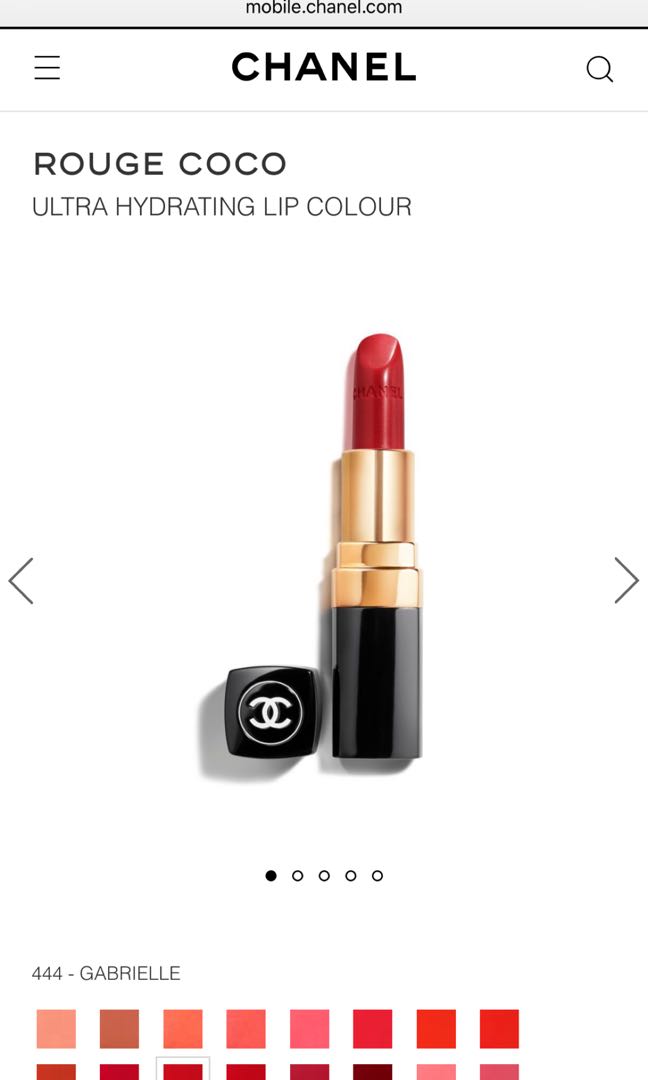 Brand new Chanel rouge coco 444 Gabrielle lipstick, Beauty & Personal Care,  Face, Makeup on Carousell