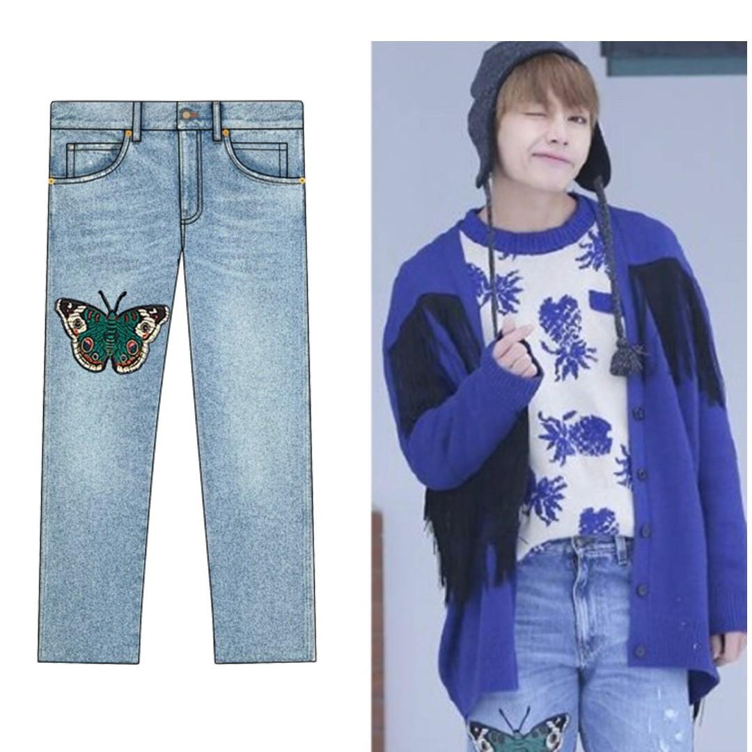 Bts V Spring Day Denim Jeans Kkkayleb Fashion Entertainment K