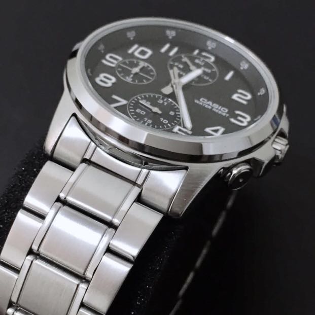 Casio MTP E307D Quartz Analog Multi hands Watch