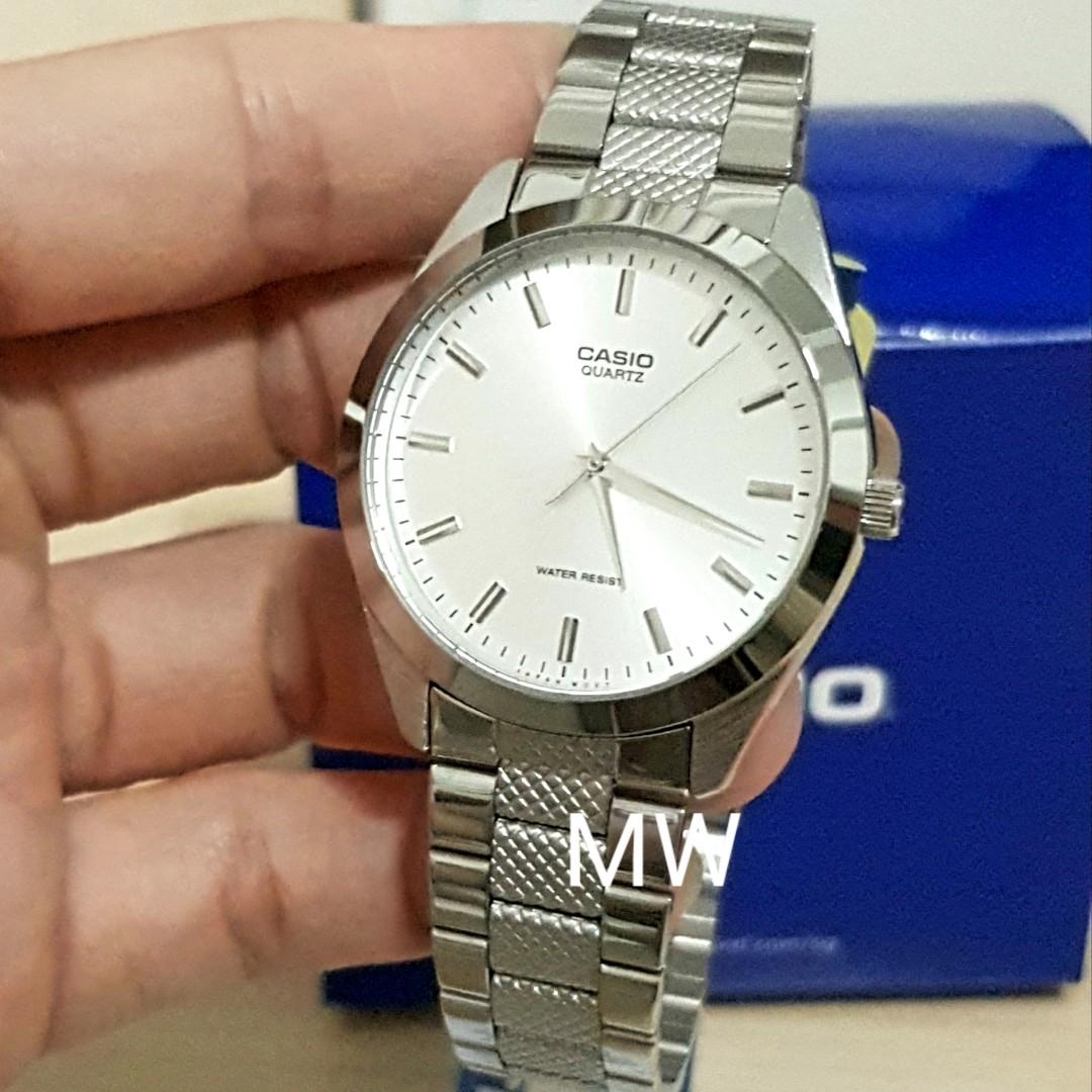 Casio original men analog stainless steel watch brand new mtp 1274d brand new