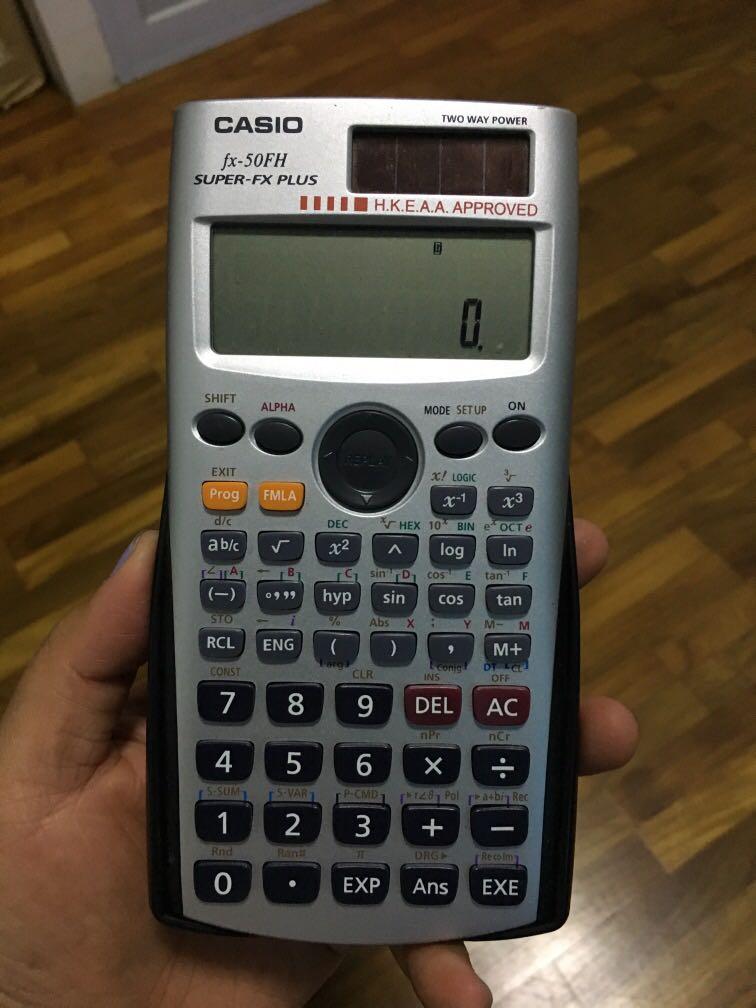 Casio Scientific Calculator fx 50FH Hobbies Toys Books