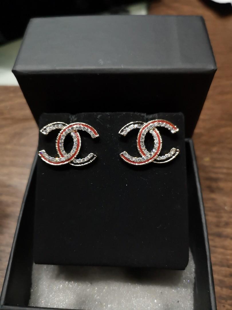 Cheapest 450 ONLY Full Set BN Chanel CC Earrings