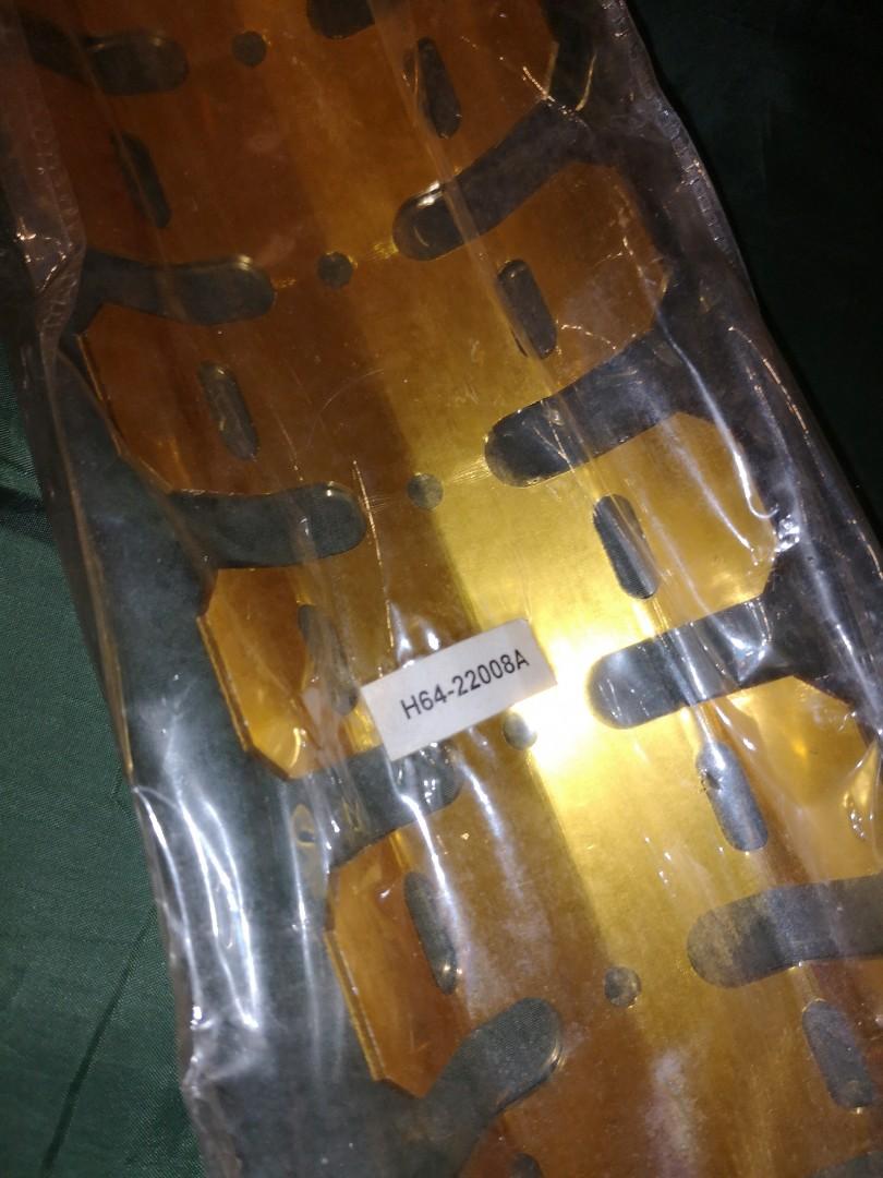 Dirtbike expansion chamber belly pipe protector, Motorcycles