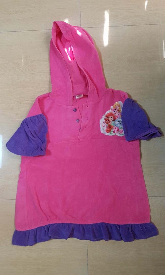 disney princess hooded towel