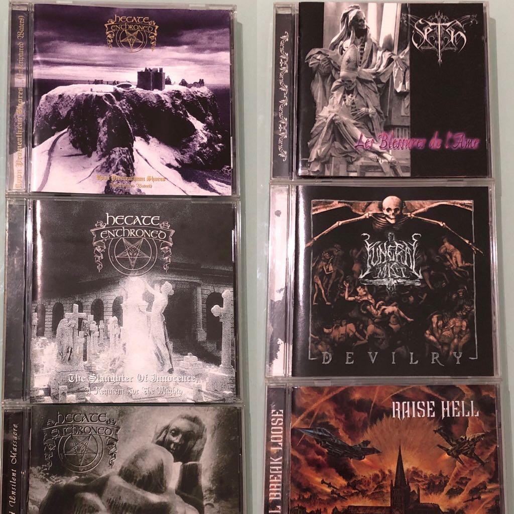 Funeral Mist Seth Hecate Enthroned Raise Hell Collection Death Black Metal Cd Music Media Cds Dvds Other Media On Carousell