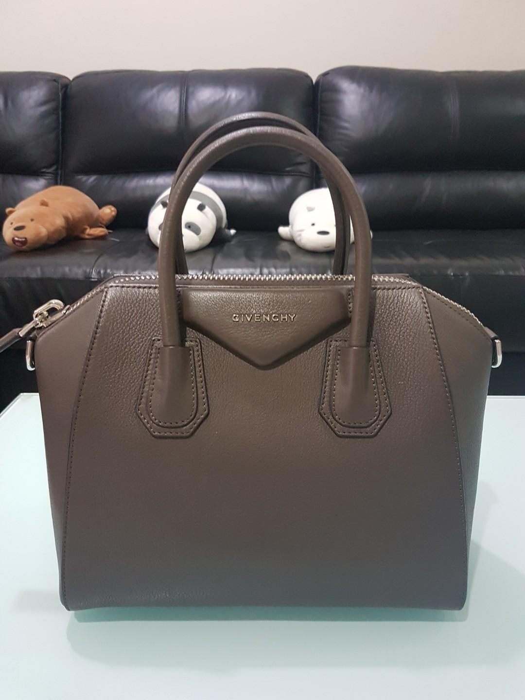 givenchy antigona mini heather grey