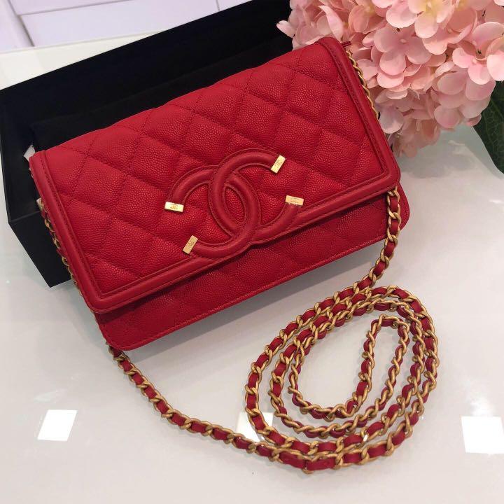 Chanel Filigree Woc Price Online Sale 