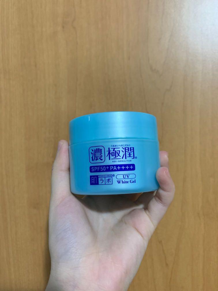 Review Hada Labo Koi Gokujyun Uv White Gel