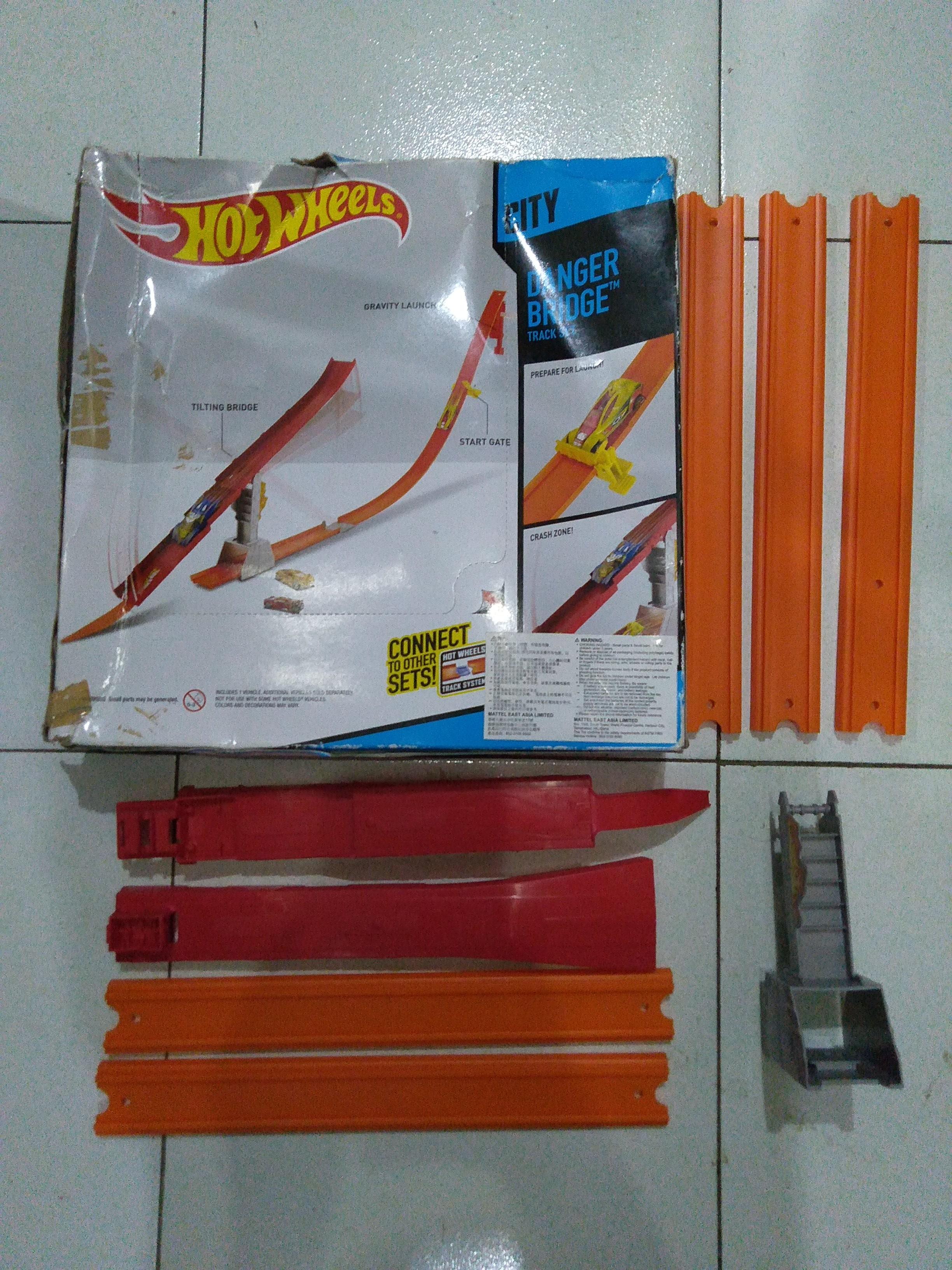 hot wheels danger bridge