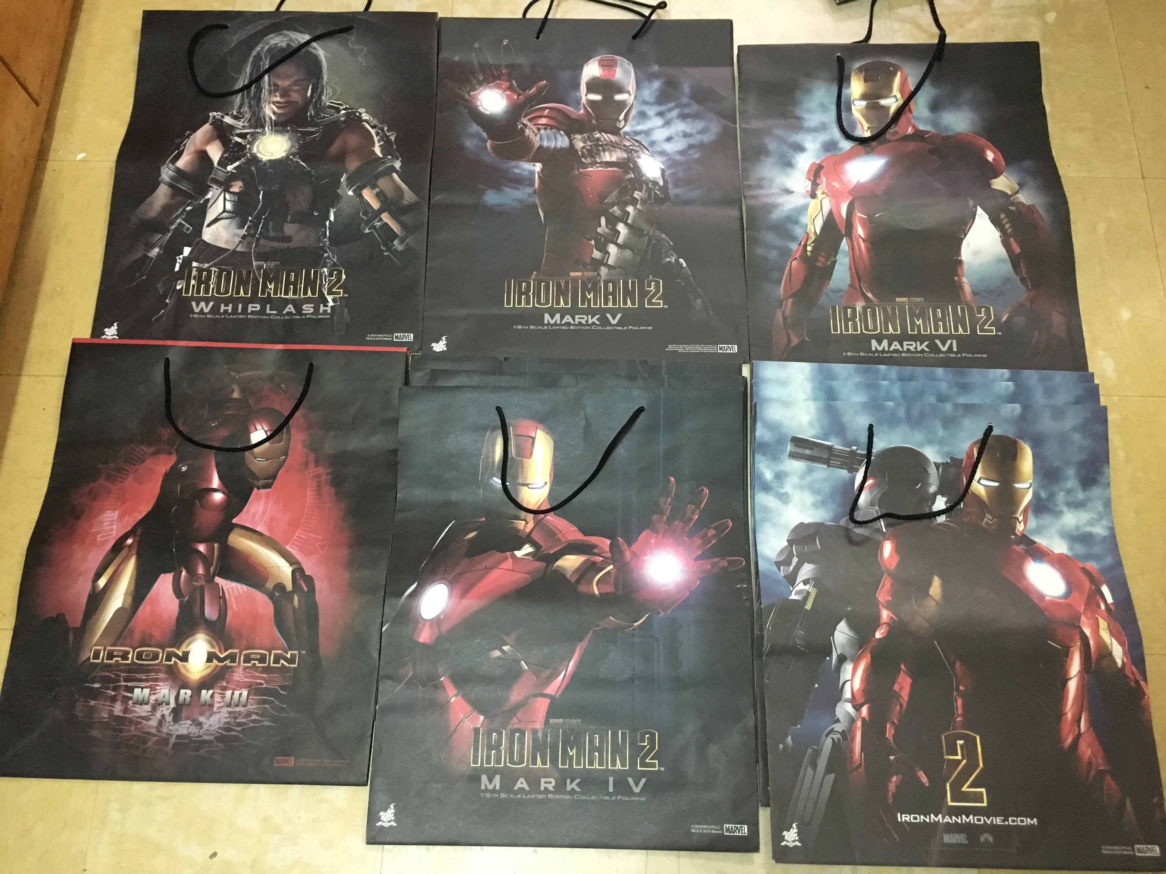 Hottoys Hot Toys Ironman Avengers Tony Stark Mark 3 4 5 6 Whiplash