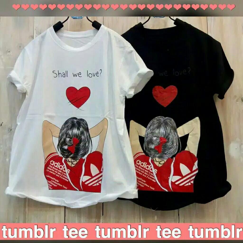 Kaos Tumblr T Wanita Fesyen Wanita Pakaian Wanita Atasan Di Carousell