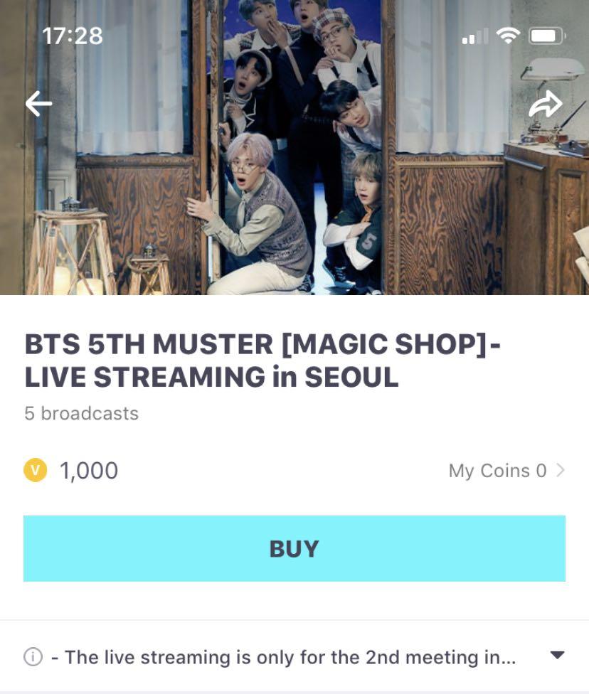 Lf | Sharing Vlive Acc Bts Muster, Hobbies & Toys, Memorabilia &  Collectibles, K-Wave On Carousell