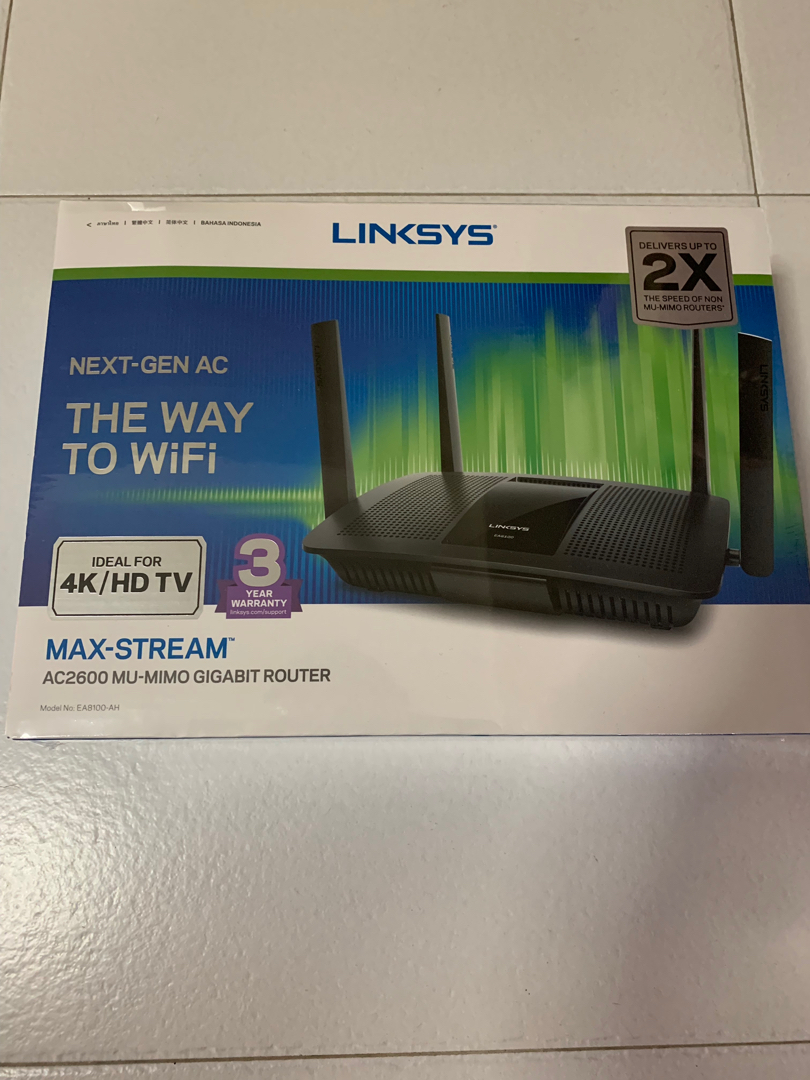 Linksys AC2600 Router, Computers & Tech, Parts & Accessories
