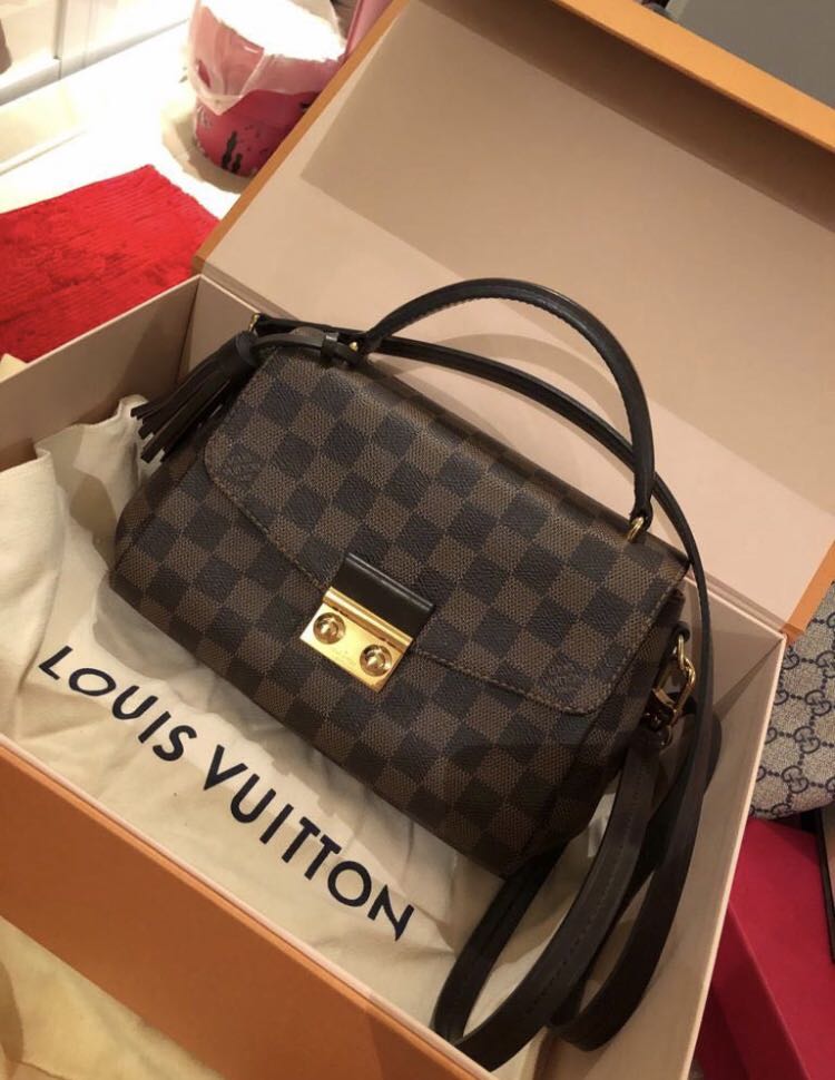 Louis Vuitton (LV) Croisette Damier Ebene, Barang Mewah, Tas \u0026 Dompet di  Carousell