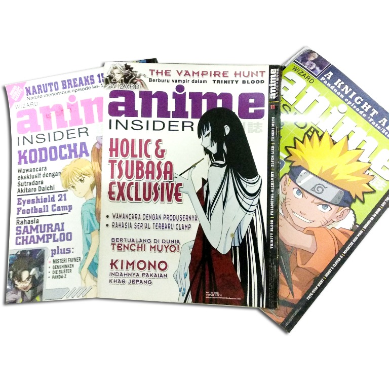 Majalah Anime Insider, Buku & Alat Tulis, Majalah & Lainnya di Carousell
