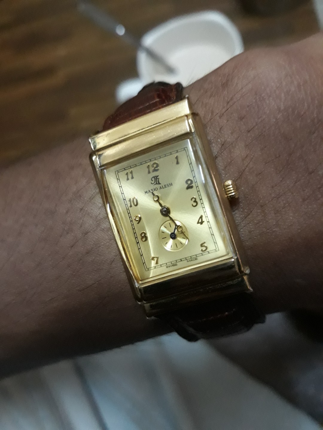 Mario Alessi unisex dress watch, Luxury, Watches on Carousell